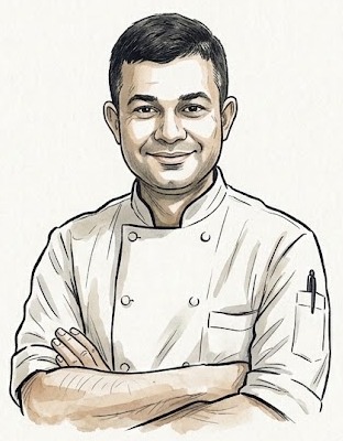 Illustrated portrait of Bronson Murzello